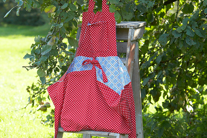 Schort om appels te plukken